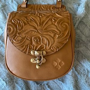 Patricia Nash Rocca Saddle Bag NWT Leather